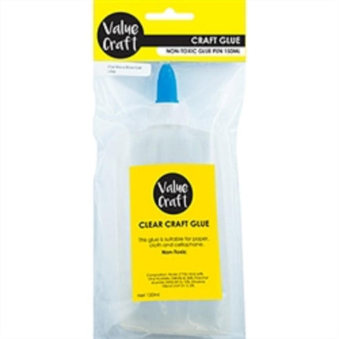 AussieSuperStore Art & Craft Essentials Clear Craft Glue Clear Craft Glue | Kids Craft Glues | Craft Adhesive 9331468006497 VCTP4